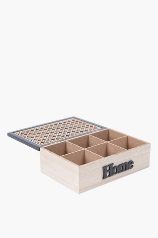 Rattan Home Storage Box, 15x24cm