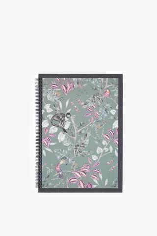 A4 Sandburg Botanic Jungle Notebook