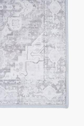 2 Pack Delft Chenille Kitchen Mat, 57x37cm