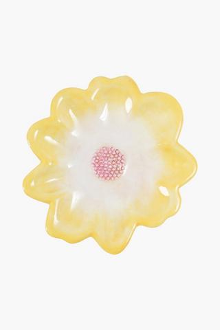Flower Candle Plate, 13x2cm