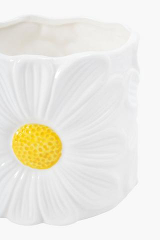 Sunflower Glaze Planter, 16x15cm