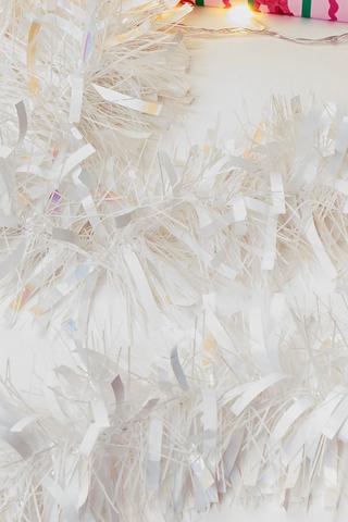 Iridescent Thick Tinsel, 2m
