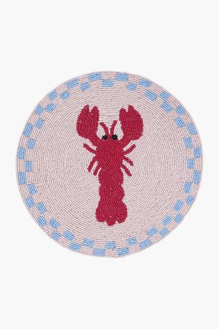 Coastal Beaded Lobster Placemat