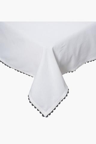 Ricrac Stripe 4 To 6 Seater Tablecloth