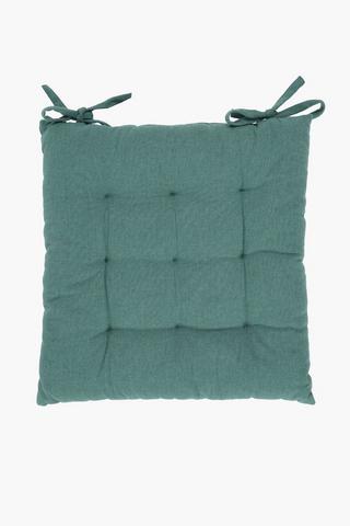 Geometric Cotton Chair Pad, 38x38cm