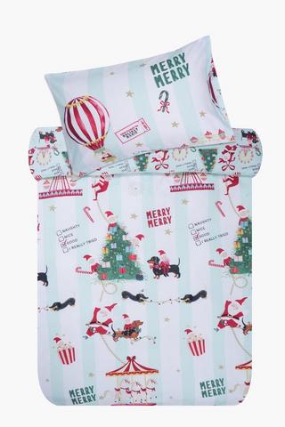 Soft Touch Naughty Elves Duvet Cover Set