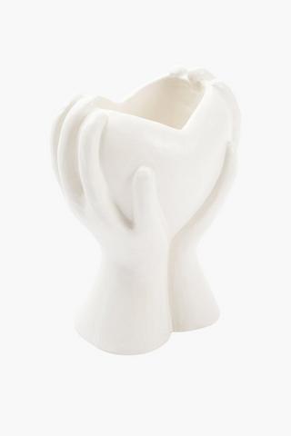 Heart Hands Trinket Bowl, 14x20cm