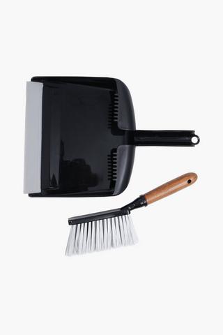 Plastic Dustpan And Brush Set