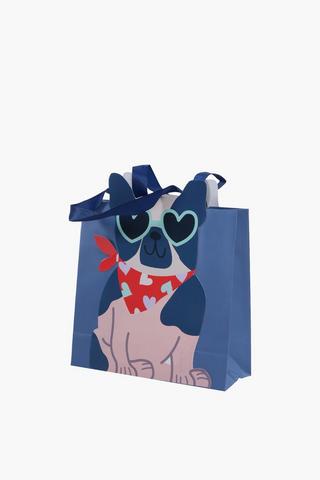 3d Dog Small Gift Bag