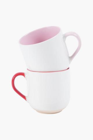 Assorted Splash Colour Pop Mug, 320ml