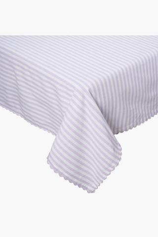 Ricrac Stripe 4 To 6 Seater Tablecloth