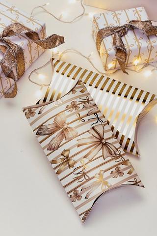 2 Pack Foil Bow Pouch, Medium