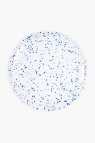 Polka Dot Ceramic Dinner Plate