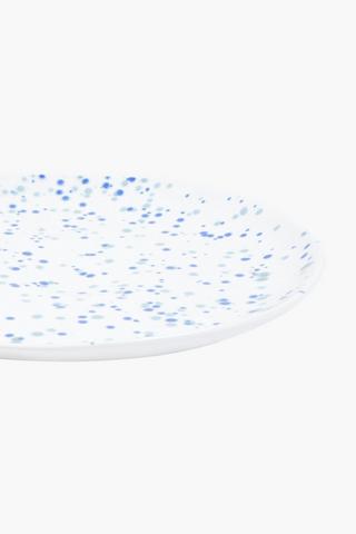 Polka Dot Ceramic Dinner Plate
