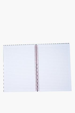 A4 Polka Dot Spiral Notebook