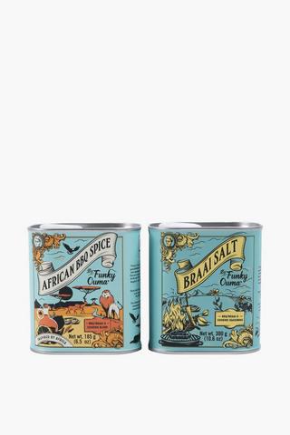 Braai Salt And African Bbq Spice Set, 485g