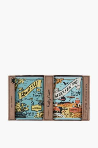 Braai Salt And African Bbq Spice Set, 485g