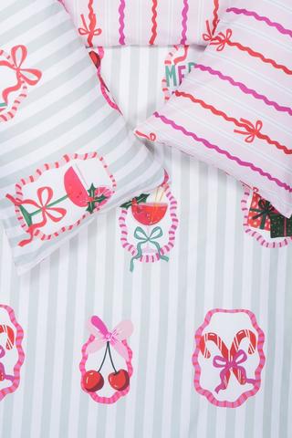 Soft Touch Christmas Printed Duvet Reversible Cover Set