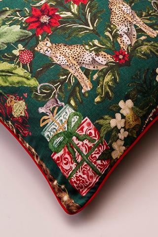 Christmas Jacquard Wild Scatter Cover Only, 60x60cm