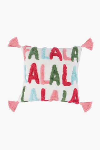 Christmas Textured Falala Scatter Cushion, 50x50cm