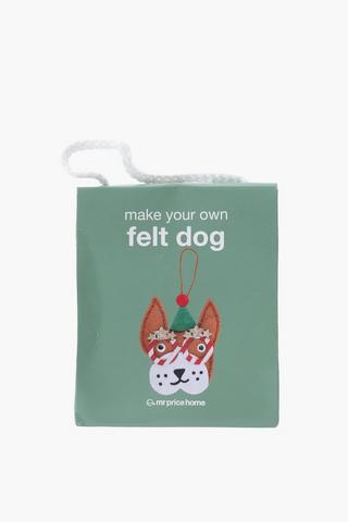 Make Your Own Hanging Felt Dog