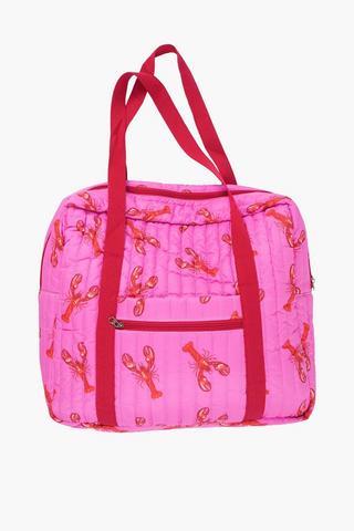 Quilted Lobster Travel Bag Extra Large