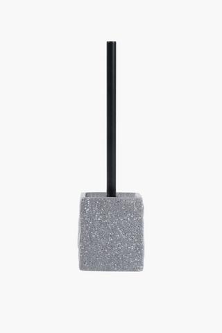 Ceramic Speckle Toilet Brush Set