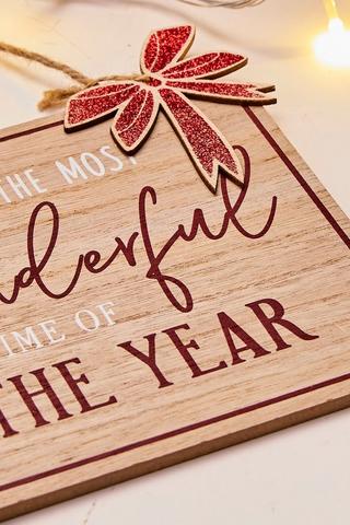 Christmas Hanging Sign,