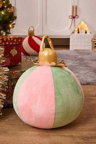 Christmas Bauble Scatter Cushion, 40cm
