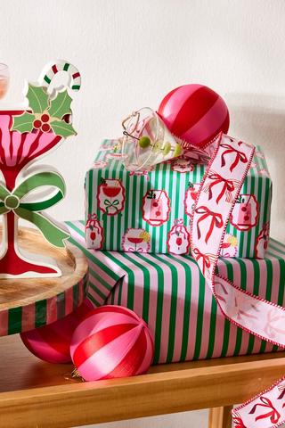 3 Pack Christmas Carnival Baubles, 7.5cm