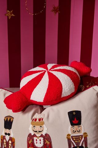 Christmas Sweetie Round Cushion, 45cm