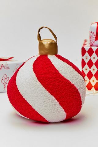 Christmas Bauble Shaped Cushion, 45cm