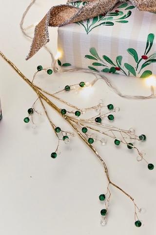 Christmas Acrylic Single Stem, 67.5cm