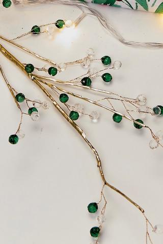 Christmas Acrylic Single Stem, 67.5cm