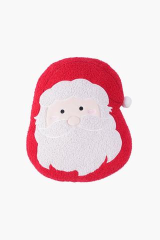 Christmas Santa Face Scatter Cushion, 45cm