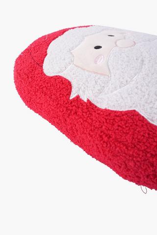 Christmas Santa Face Scatter Cushion, 45cm