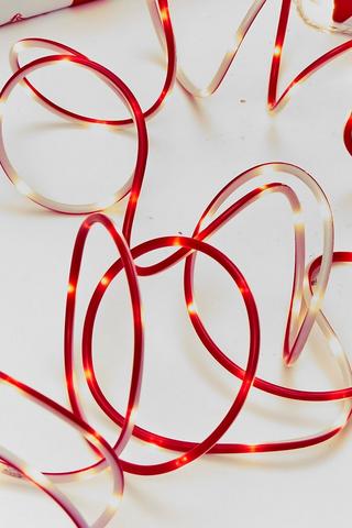 Christmas Candy Tube String Lights, 5m