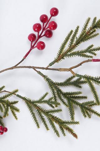 Christmas Berry Garland, 120cm