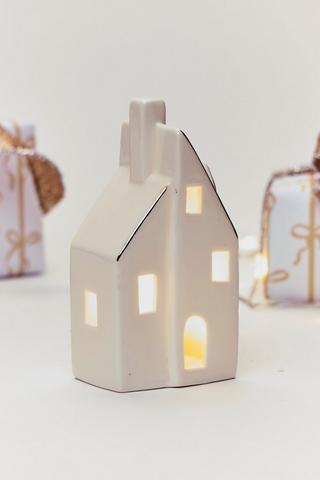 Christmas Led House Statue, 8x16cm