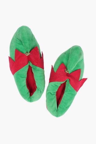 Christmas Kids Elf Slippers