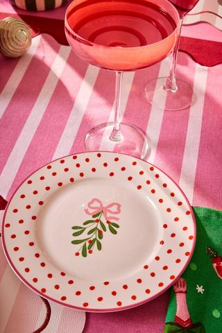 Christmas Decal Side Plate