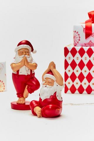 Assorted Yoga Santa Statue