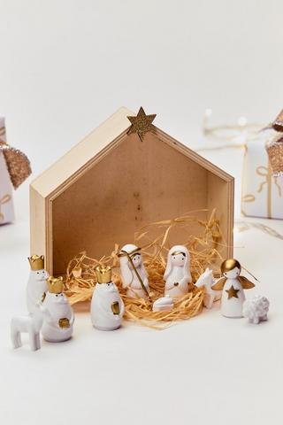 Christmas Nativity Set, 15x17cm