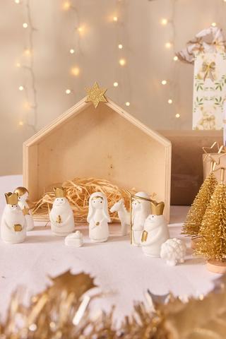 Christmas Nativity Set, 15x17cm