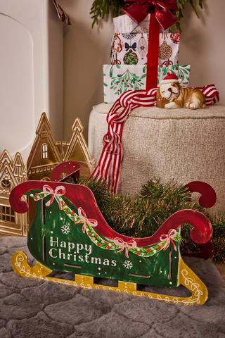 Santas Sleigh Box, 51x28cm