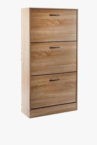 Clyde 3-tier Shoe Cabinet