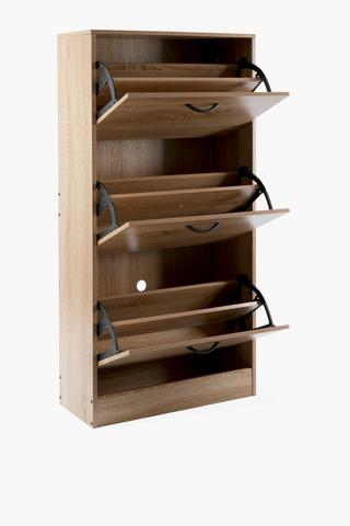 Clyde 3-tier Shoe Cabinet
