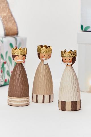 3 Pack Wise Men Statues, 13cm