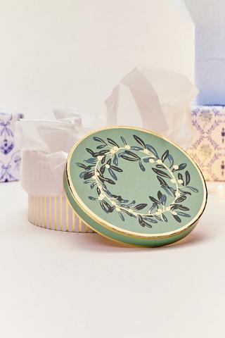 Wreath Round Gift Box. Extra Large