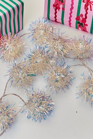 Christmas Iridescent String Lights, 165cm